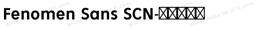 Fenomen Sans SCN字体转换
